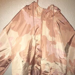 Pink Camo windbreaker